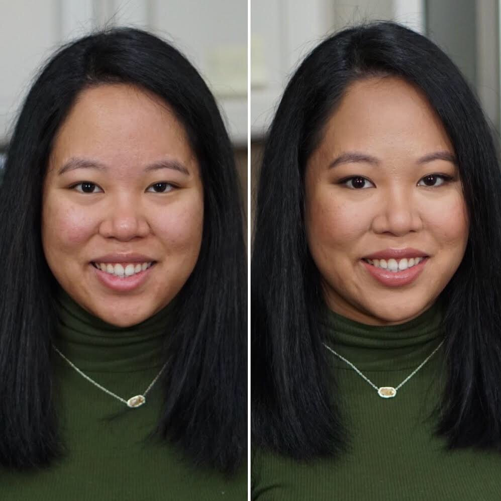 Asian Makeup Before and After