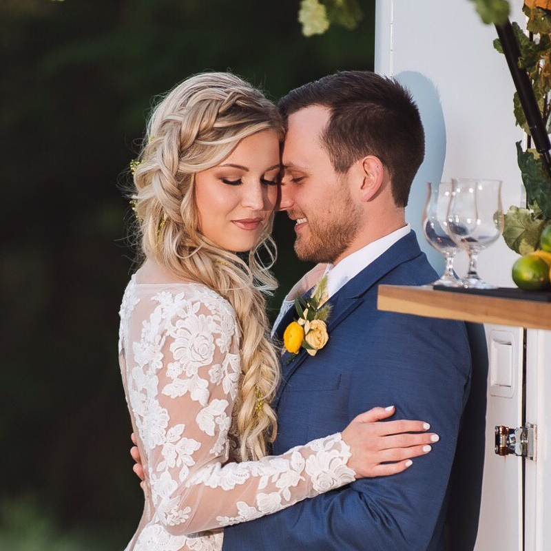 Gold and Blue Couple