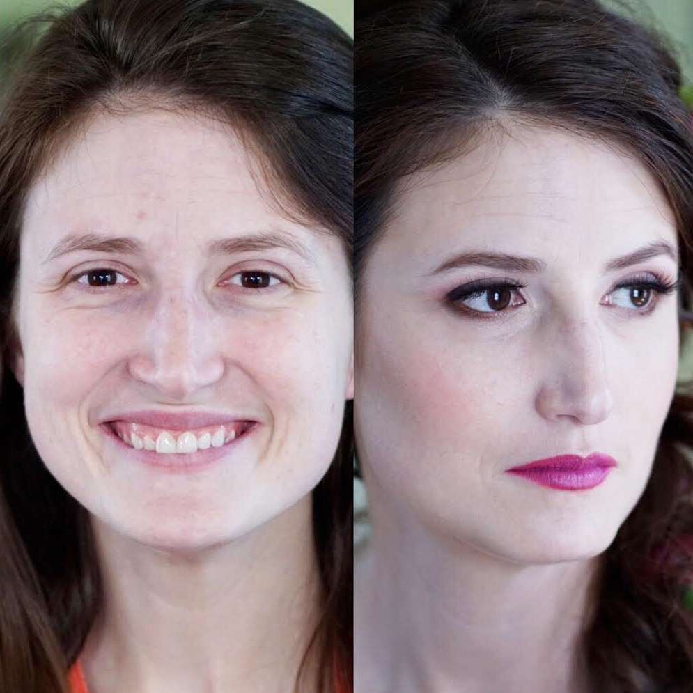 Pink Pop Lip Color Bridal Makeup