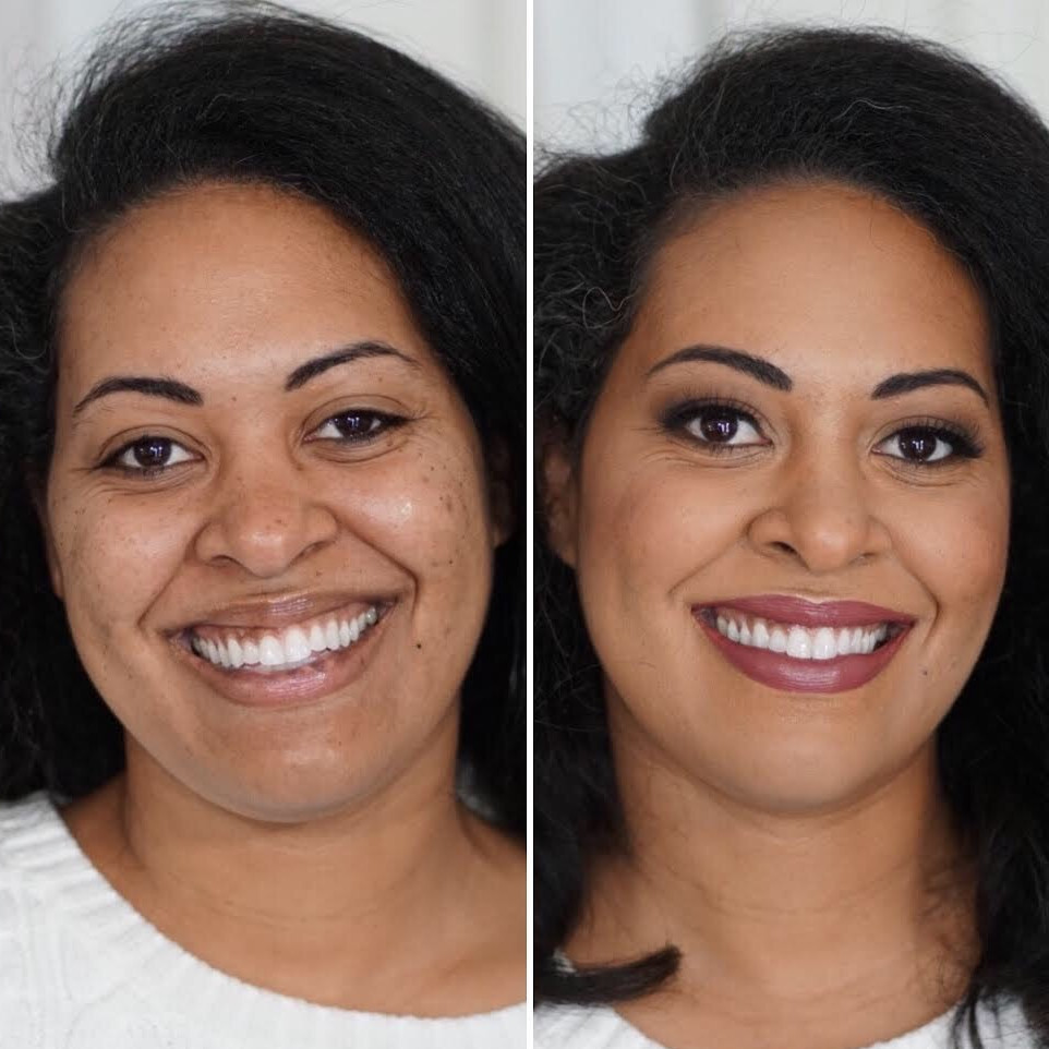 Raleigh NC Makeup Black Bride